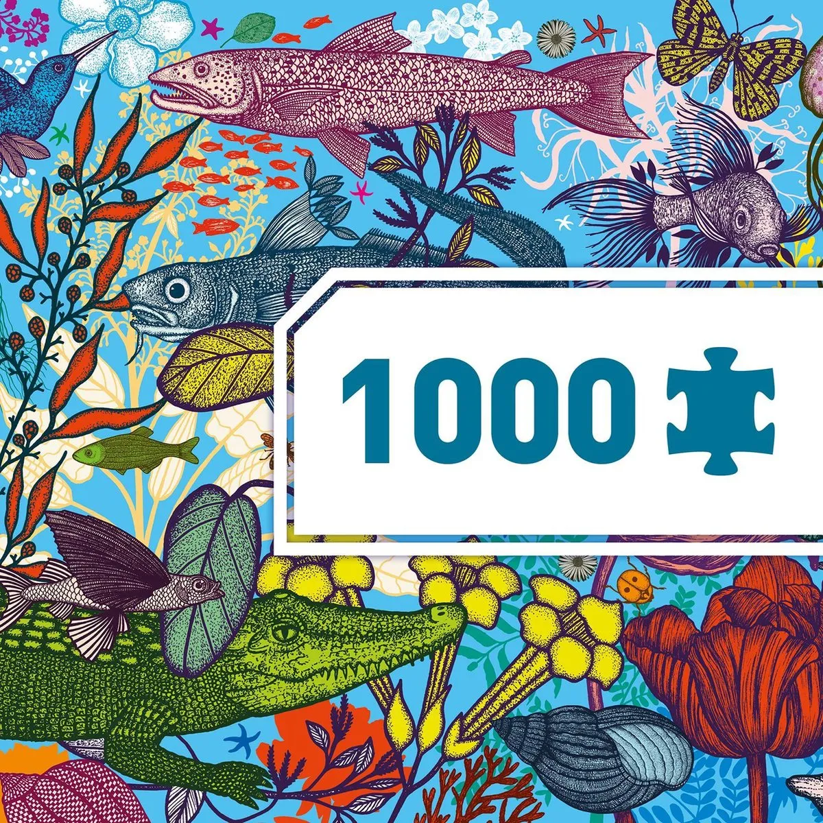 Djeco Land and Sea Puzzel 1000 Stuks - Multicolor