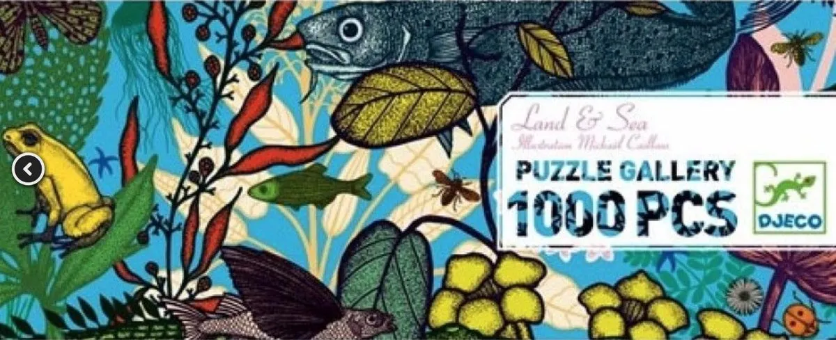 Djeco Land and Sea Puzzel 1000 Stuks