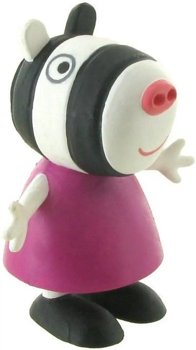 Peppa Pig Zoë Zebra Taarttopper - 6cm - Multi