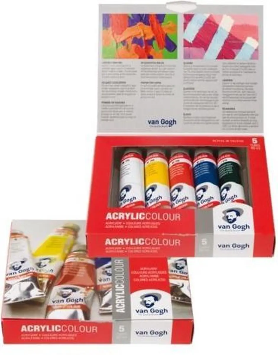 Van Gogh Acrylverfset 5 Kleuren 200ml