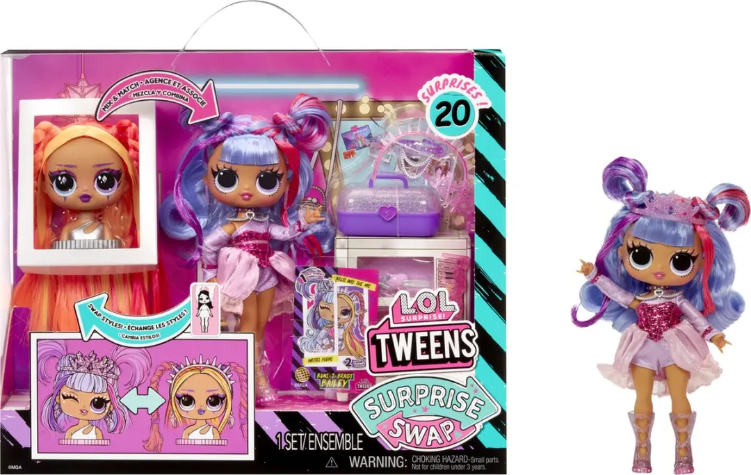 LOL Surprise! Swap Modepop Buns-2-Braids Bailey 16,5cm
