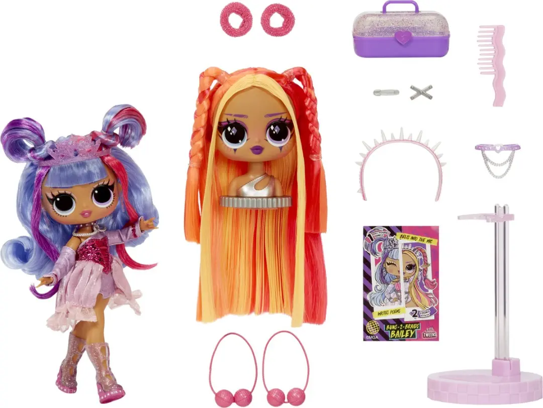 LOL Surprise! Swap Modepop Buns-2-Braids Bailey 16,5cm - MPN 591757EUC