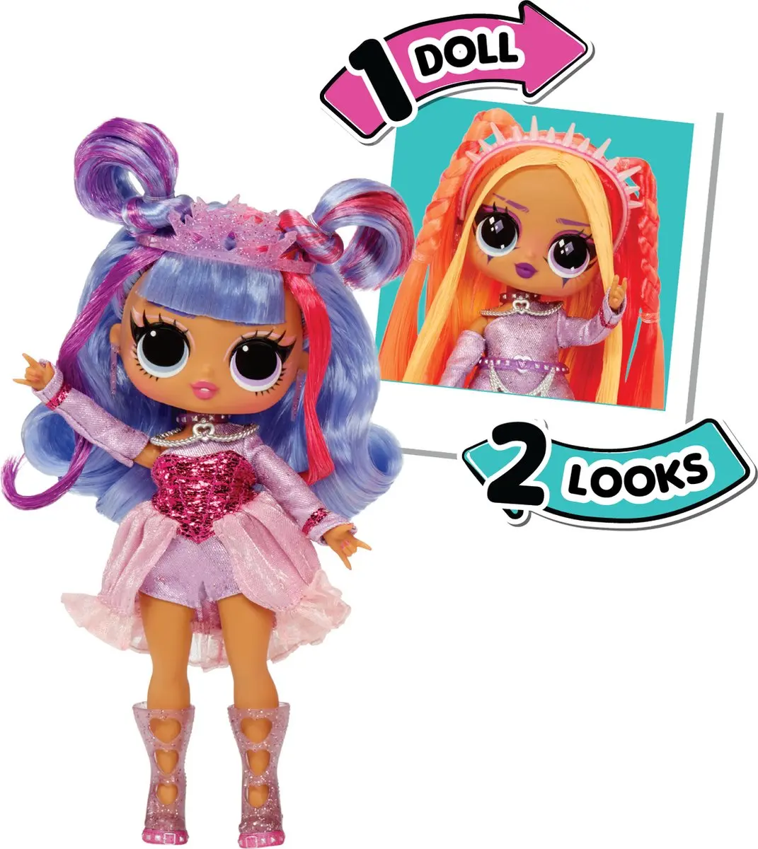 LOL Surprise! Swap Modepop Buns-2-Braids Bailey 16,5cm - MPN 591757EUC