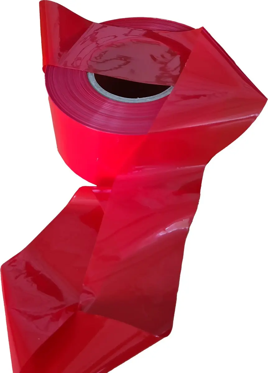 Kortpack Afzetlint 75mm x 250m - 60µm - Rood