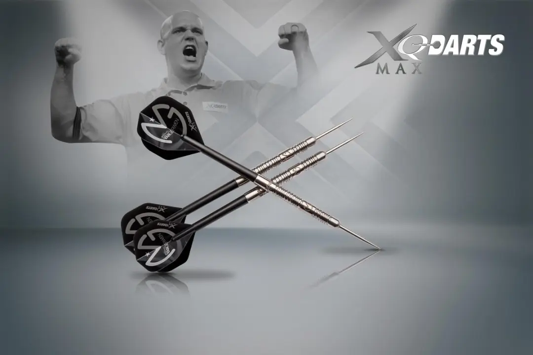 XQMax Darts QD1000020 - 3 Stuks - Zwart/Grijs
