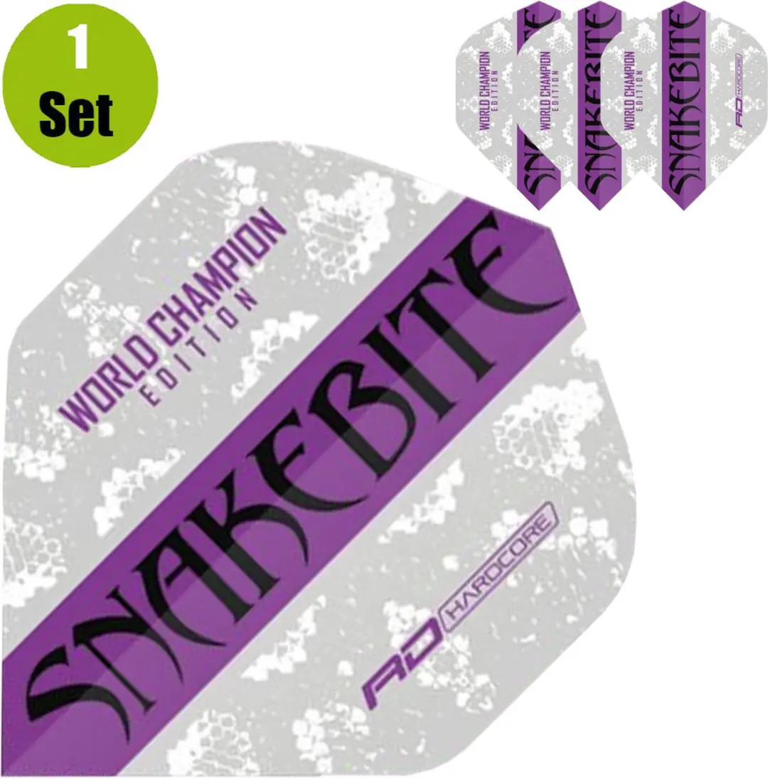 Red Dragon Snakebite World Champion TF6497 Flights - 3 Stuks - Grijs