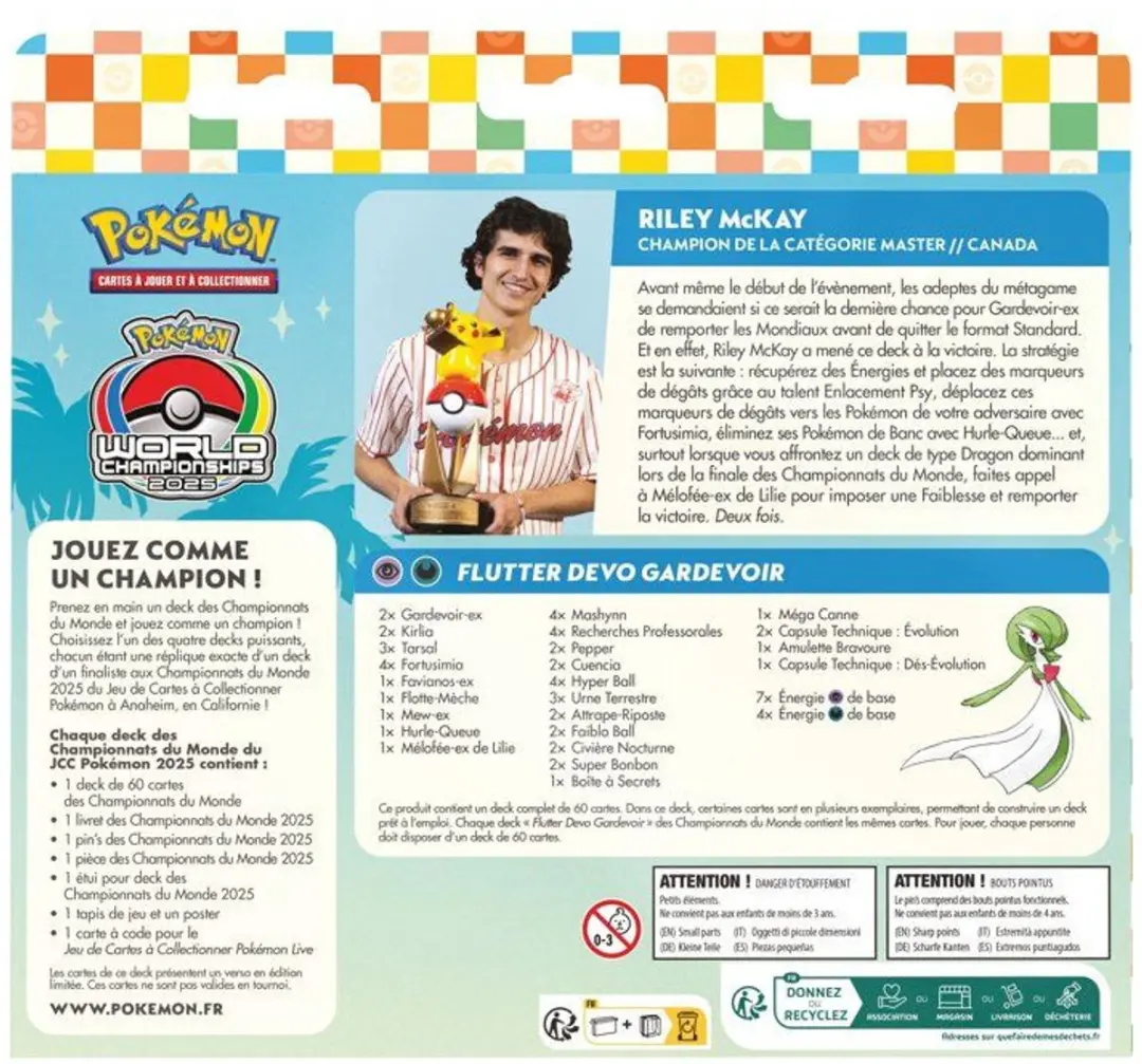 Pokémon TCG World Championships 2025 Anaheim Pult Bomb Lanssorien ex Deck - Frans