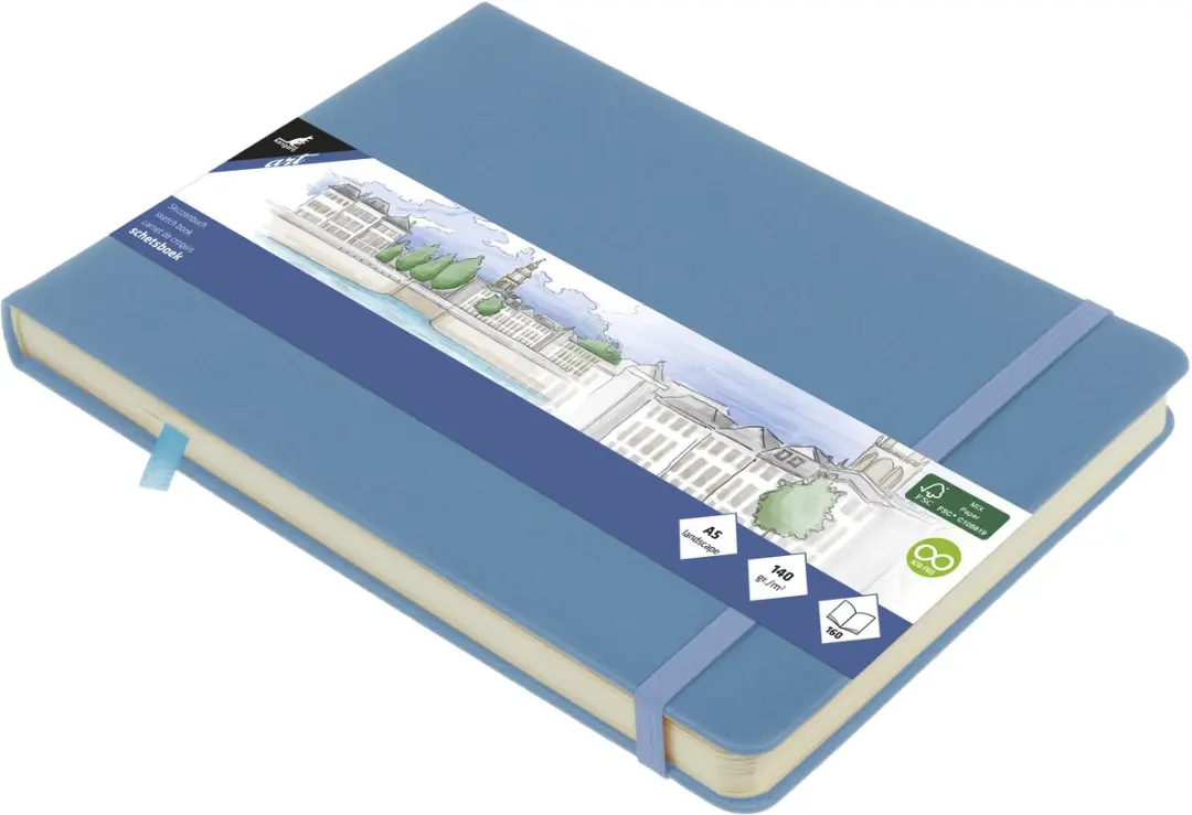 Kangaro K-861315 Schetsboek A5 Landscape Sky Blue