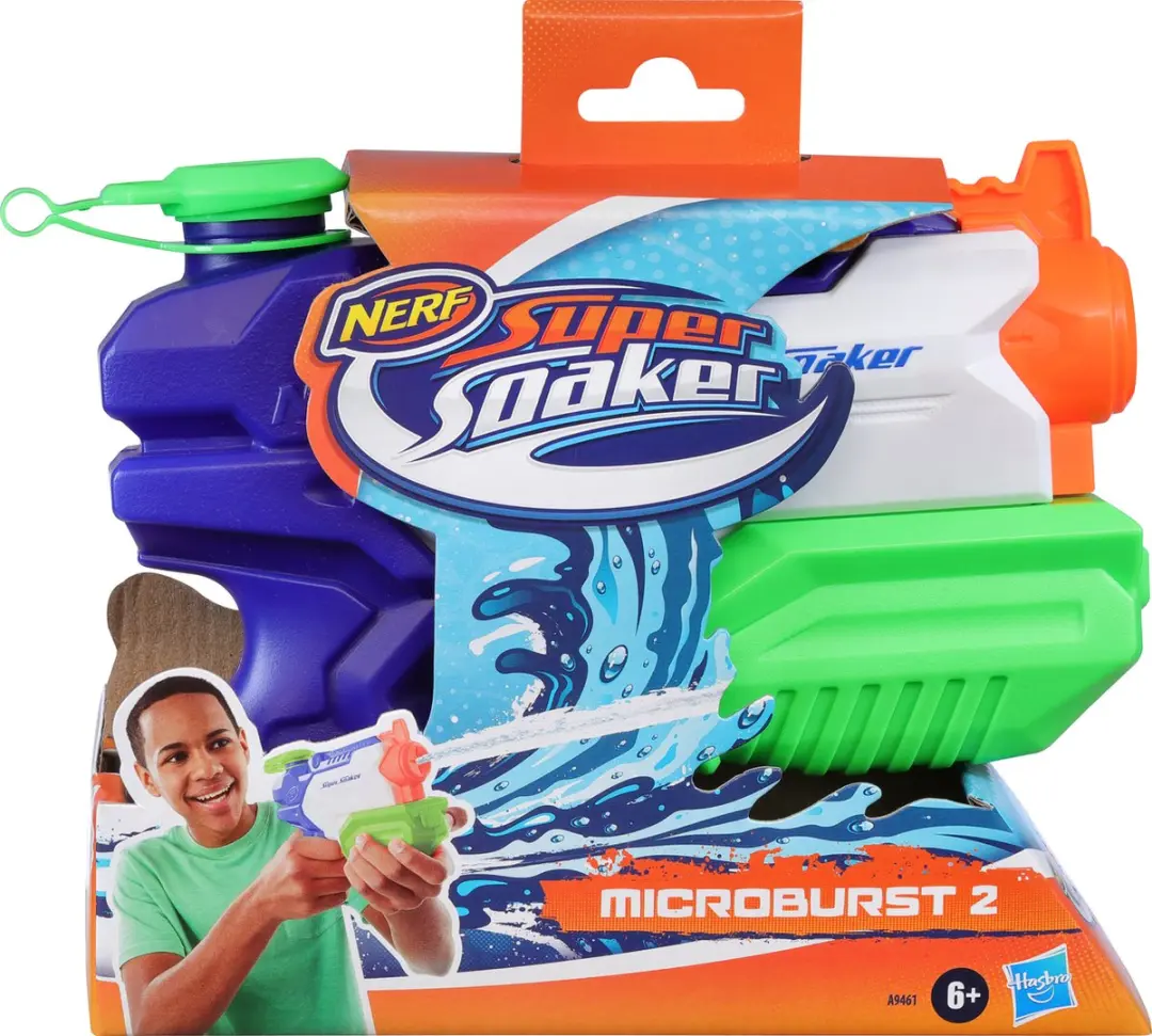 Nerf Super Soaker Microburst II A9461 Waterpistool - 300ml - Multicolour
