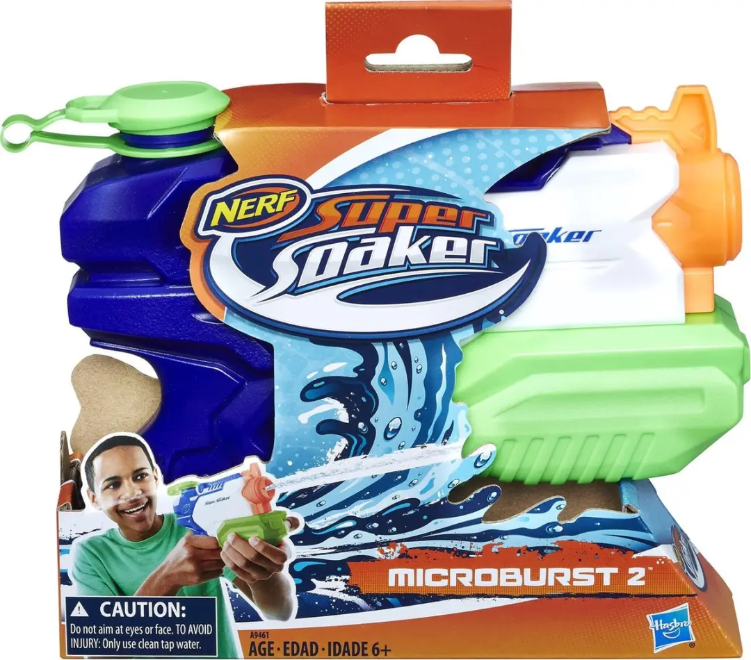 Nerf Super Soaker Microburst II A9461 Waterpistool - 300ml - Multicolour