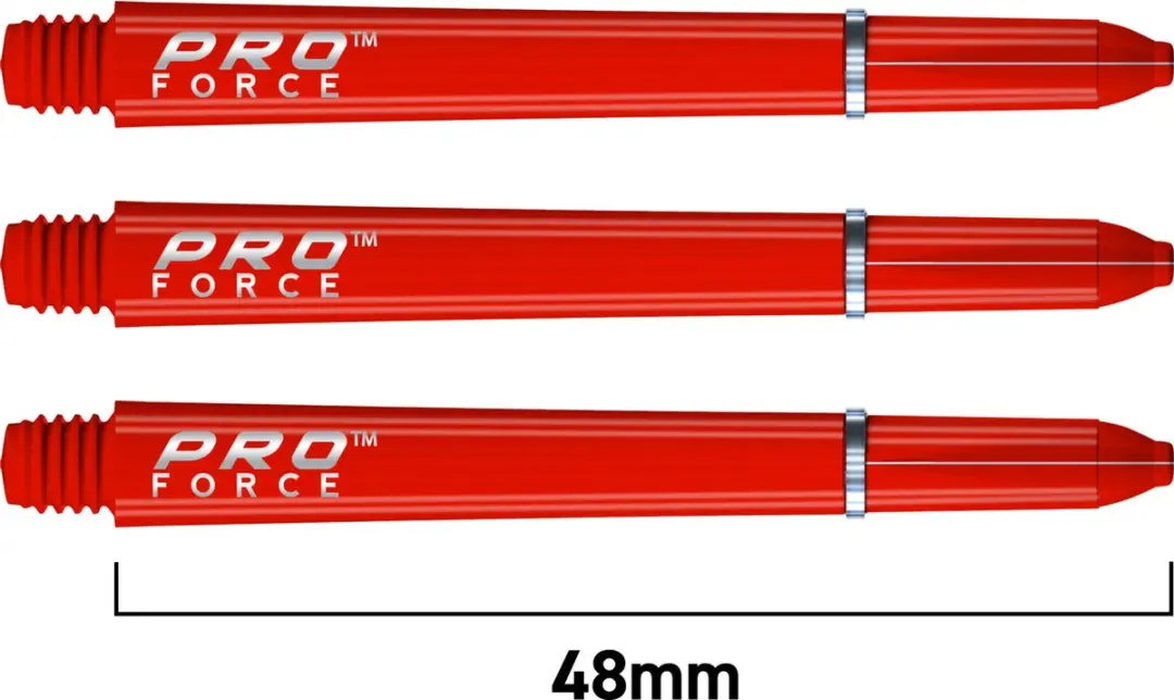Winmau Pro Force Dartschachten Rood - 3 Stuks