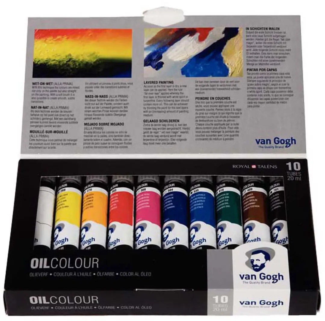Van Gogh Olieverf Basisset 10x20ml - Assorti