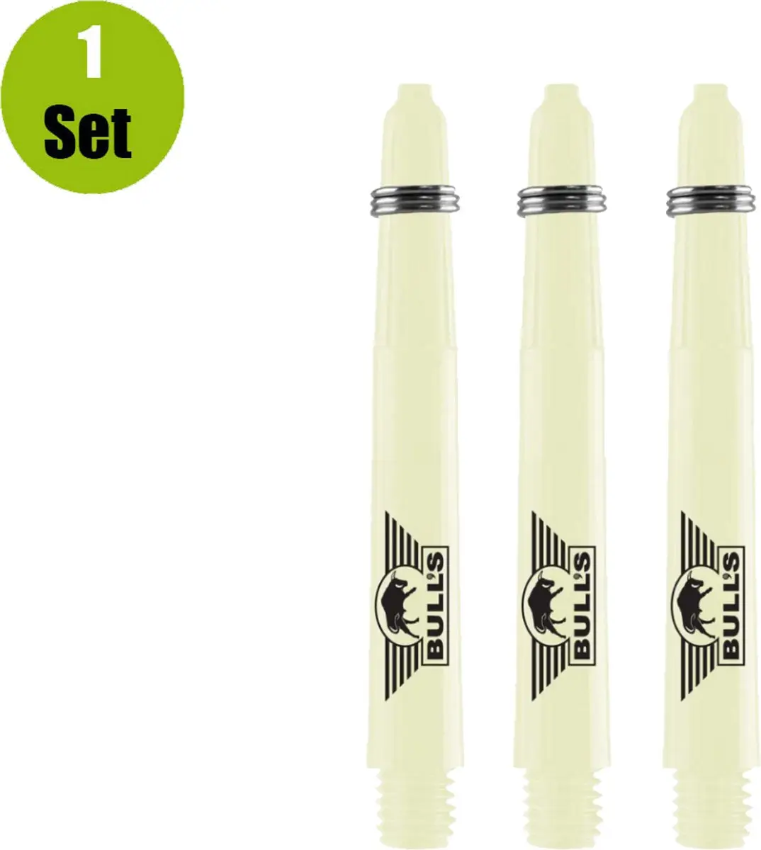Bull's Nylon Naturel Medium - 3 Stuks
