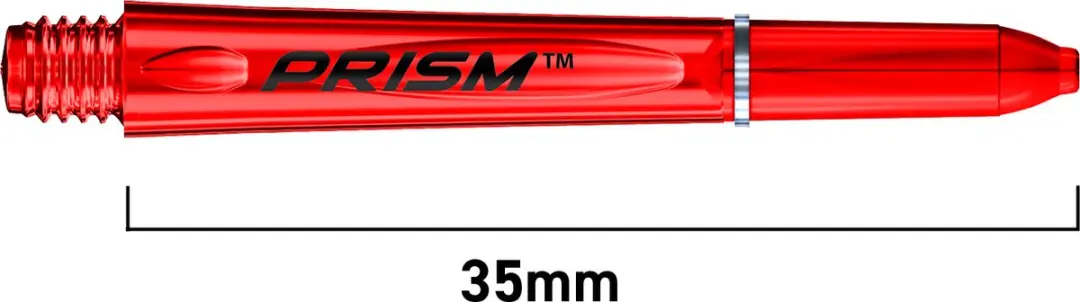 Winmau Prism Shaft Red 7015-107 Dart Shafts - 3 Stuks