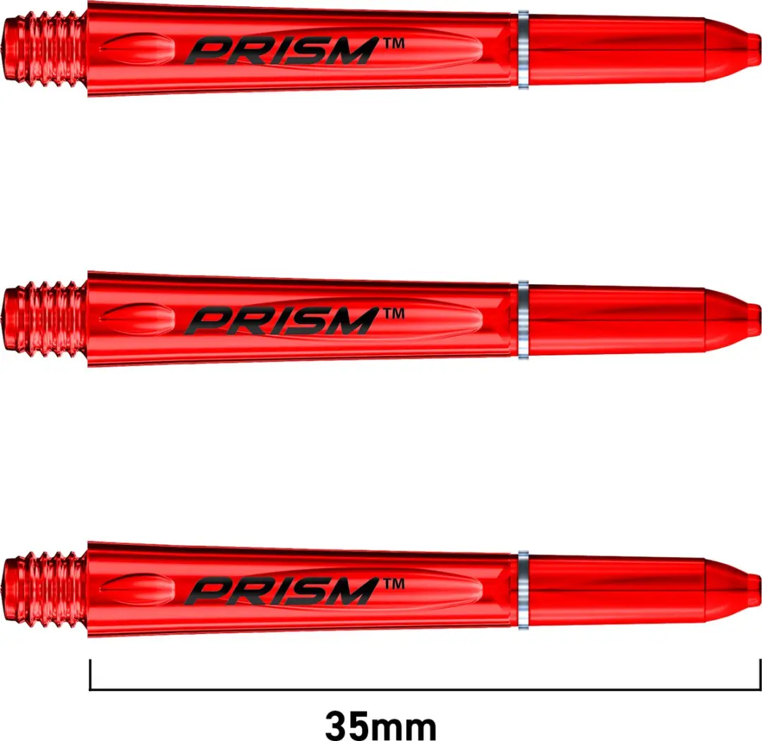 Winmau Prism Shaft Red 7015-107 Dart Shafts - 3 Stuks