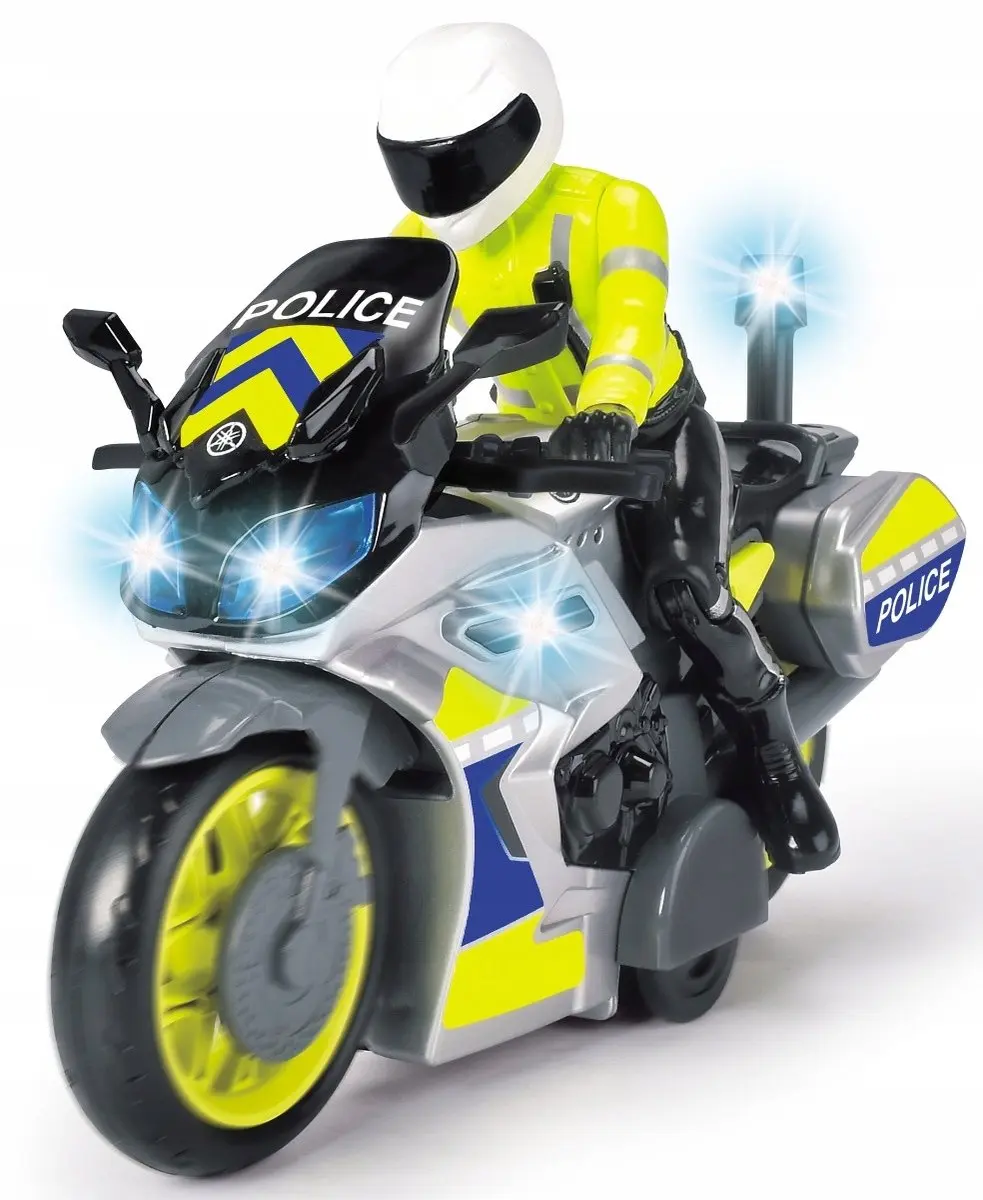 Dickie Politie Motor 203713005 - Licht & Geluid - 17cm