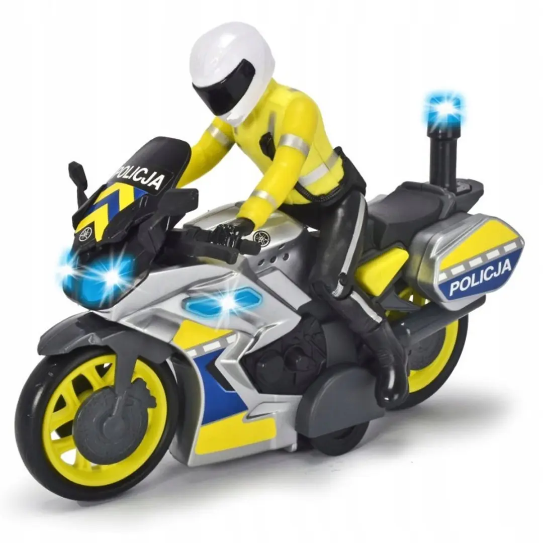 Dickie Politie Motor 203713005 - Licht & Geluid - 17cm