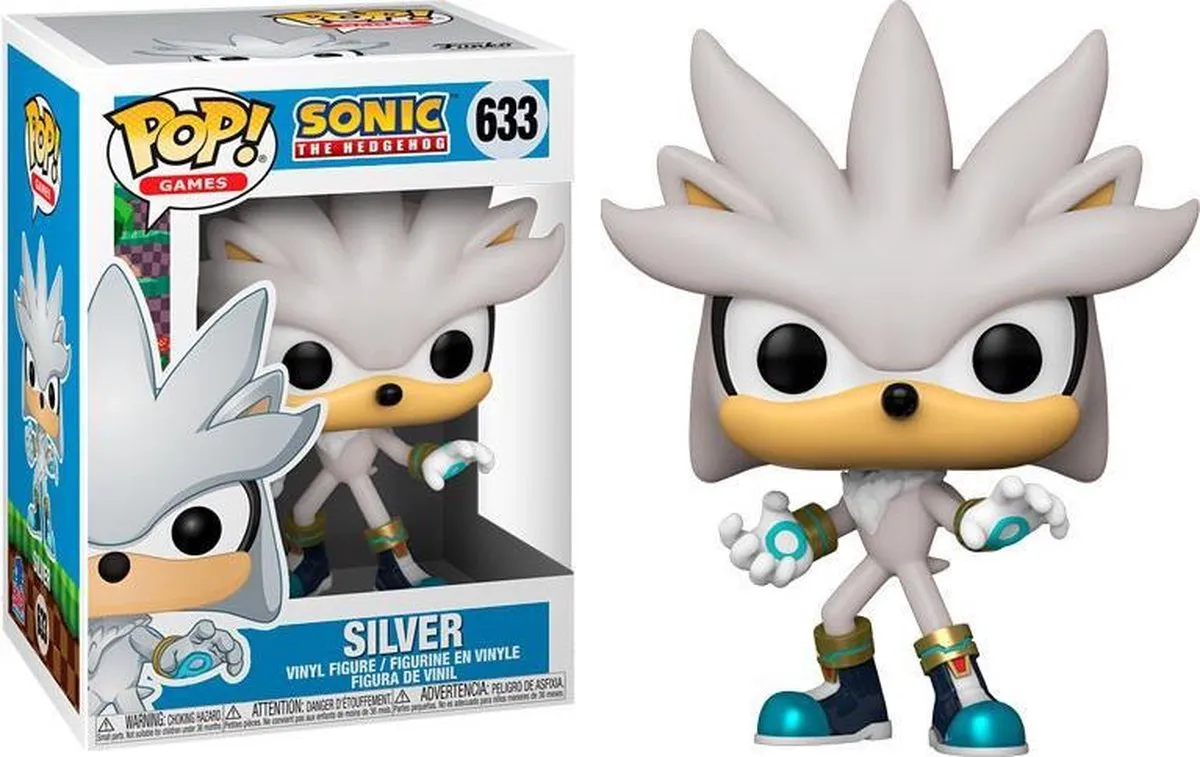 Funko POP! Games Sonic Silver the Hedgehog FUN51965 - Vinyl Figuur 9cm