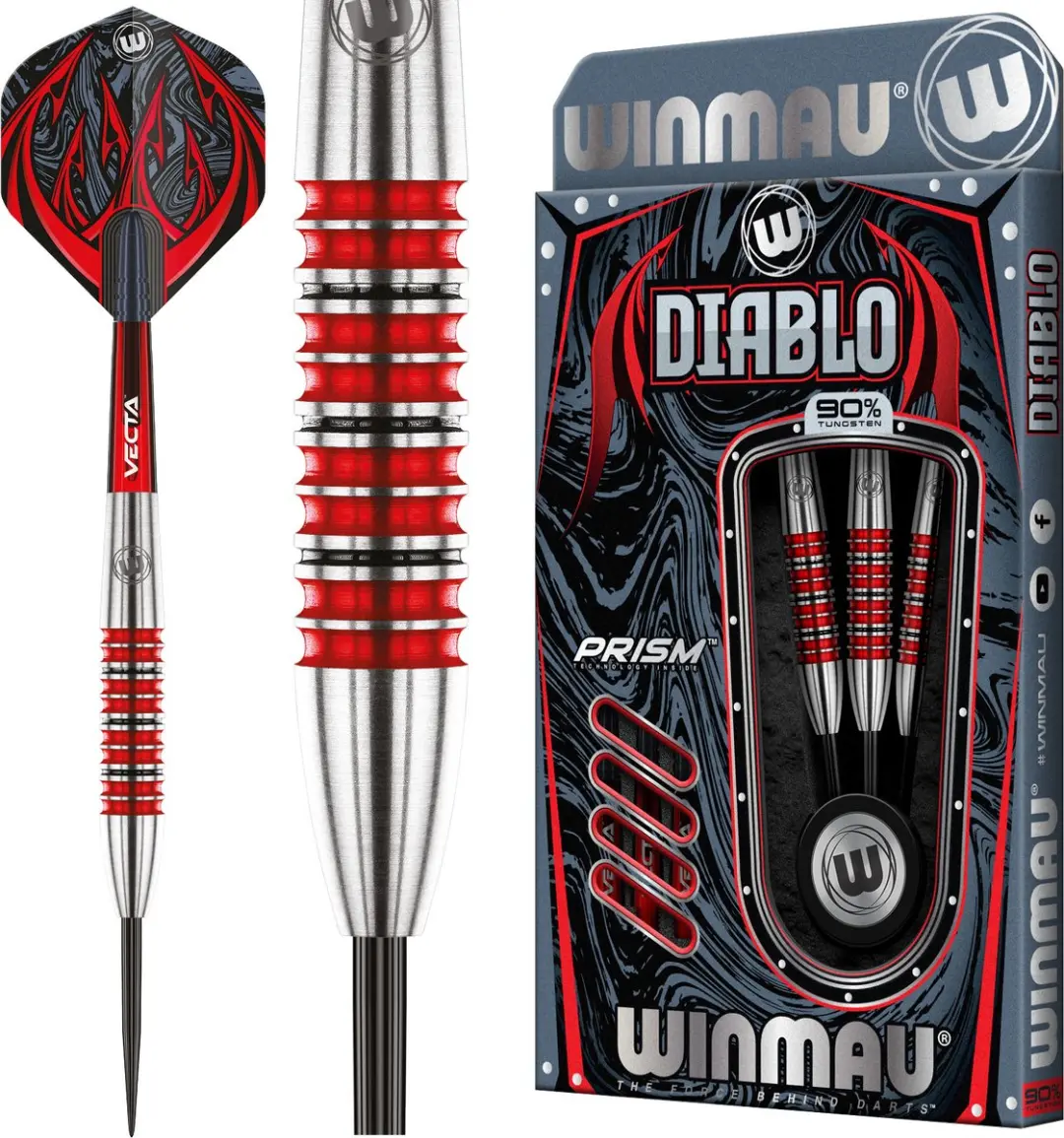 Winmau Diablo Torpedo Dartpijlen 3 Stuks - afbeelding 6 van 6