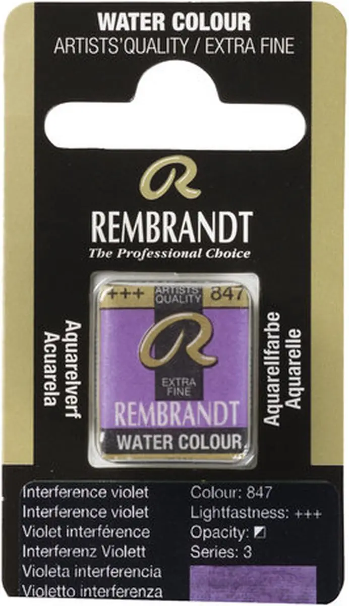 Rembrandt Watercolor Napje Interference Violet 10g