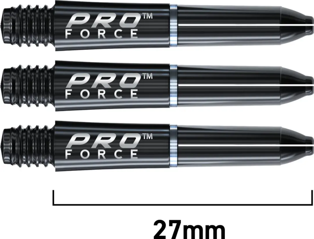 Winmau Pro Force Dartschachten Zwart - 3 Stuks
