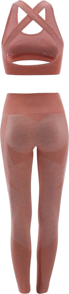 Legend Sportlegging Pink Crossback L - Roze