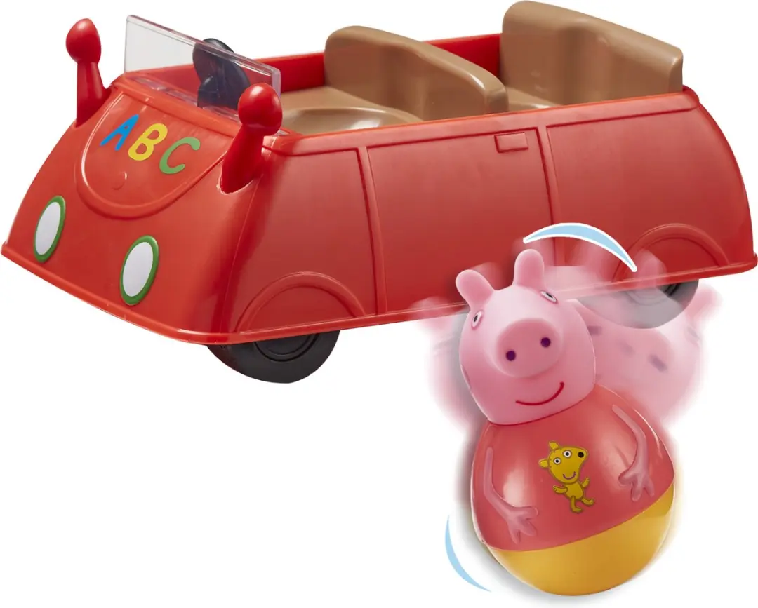Peppa Pig Weebles Rode Auto - 37905