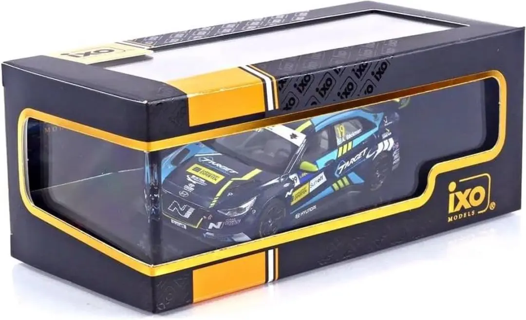 Hyundai Elantra N TCR #19 WTCR Portugal 2021 - 1:43 - IXO Models - Blauw/Turquoise