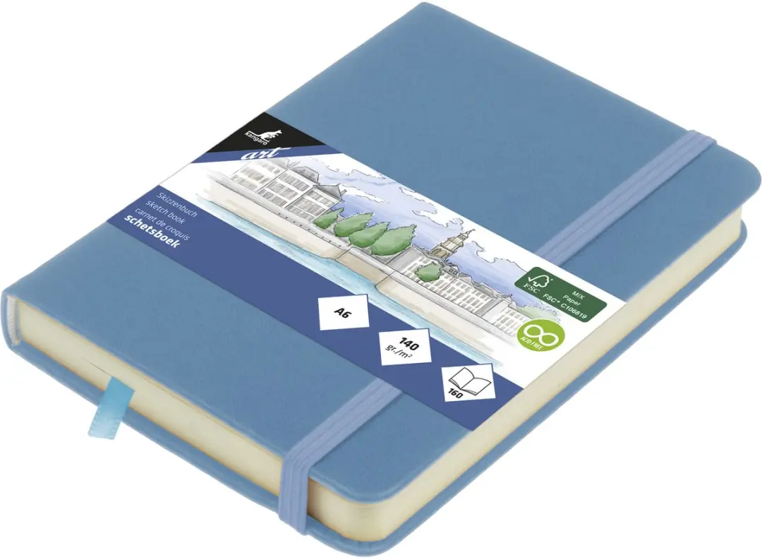 Kangaro K-861275 Schetsboek A6 Sky Blue