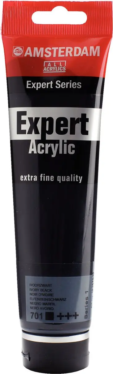 Amsterdam Expert Acrylverf Ivoorzwart 150ml