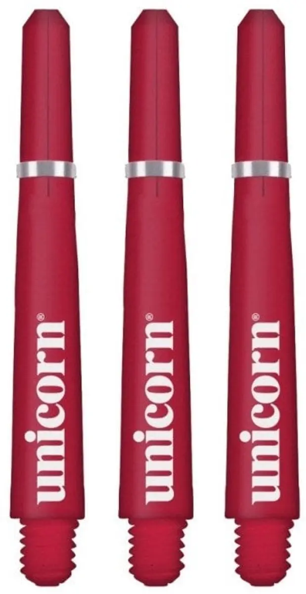 Unicorn Gripper 4 Dart Shafts Rood - 3 Stuks - afbeelding 6 van 6
