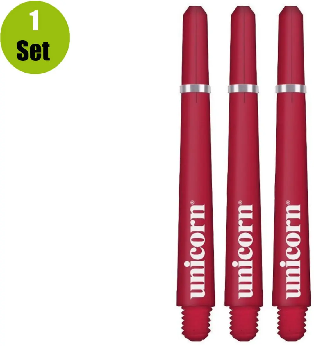 Unicorn Gripper 4 Dart Shafts Rood - 3 Stuks