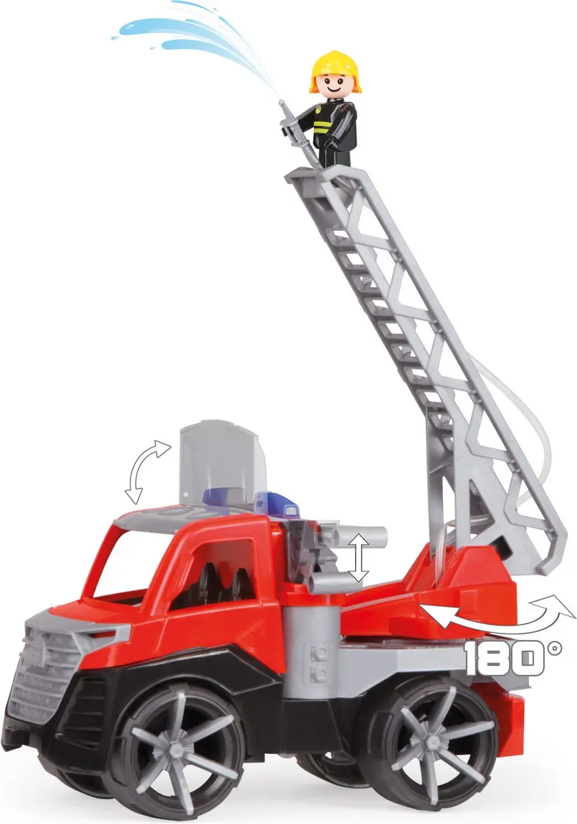 Lena TRUXX Brandweerwagen SM04535 - 28cm - Multikleur