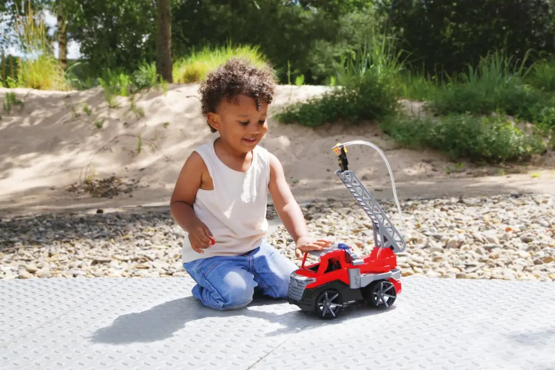 Lena TRUXX Brandweerwagen SM04535 - 28cm - Multikleur