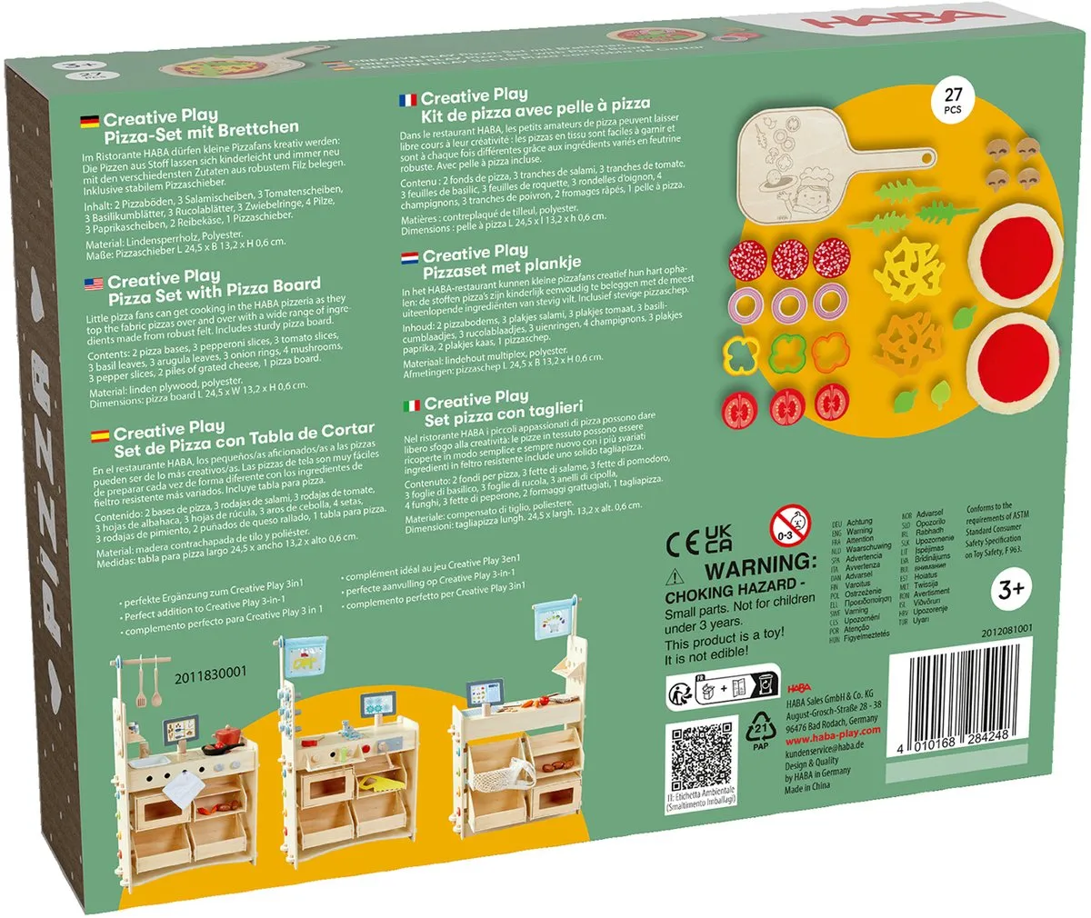 Haba Pizza Set - 27-delig - afbeelding 6 van 6