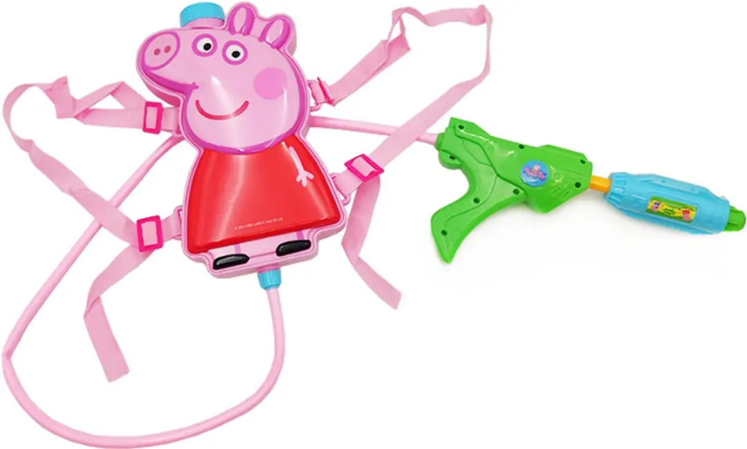 Peppa Pig Waterpistool Rugzak 1L - Meerkleurig