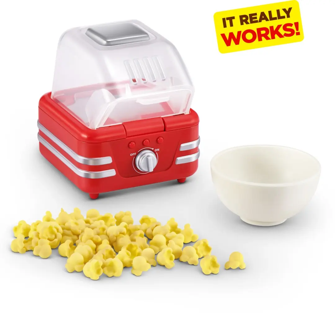 ZURU Mini Brands Magic Cook Kitchen Capsule Popcorn Machine 77789H-US - afbeelding 6 van 6