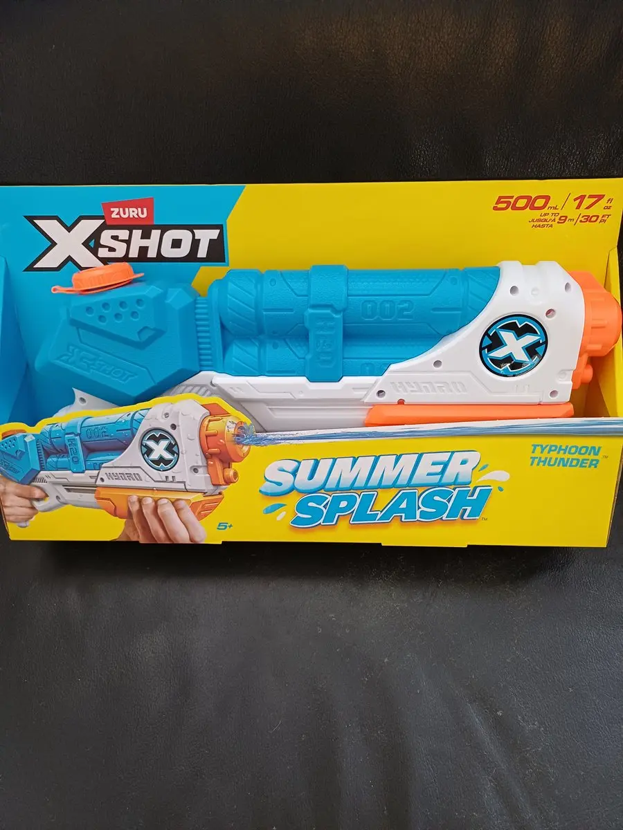 ZURU XShot Blaster Blauw Typhoon Thunder