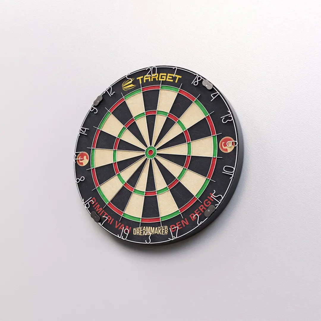 Target Darts Afrikaans Sisal Dartbord Set - 58cm - 6x Messing Pijlen 17g