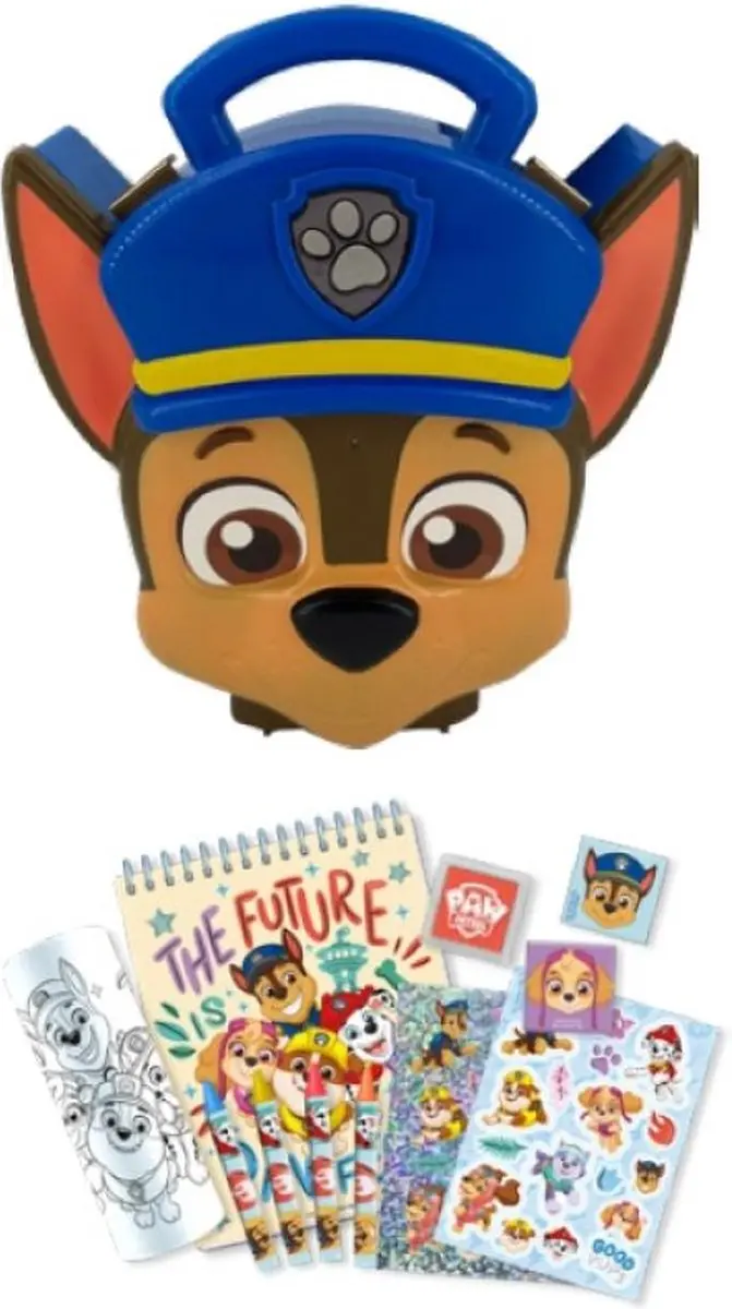 PAW Patrol 3D Kleurkoffer - Tekenhobbyset - Meerkleurig