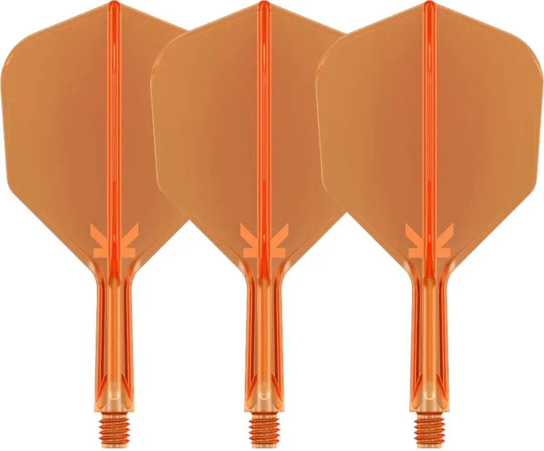 Target K-Flex NO6 Dart Flights - 3 Stuks - Neon Oranje