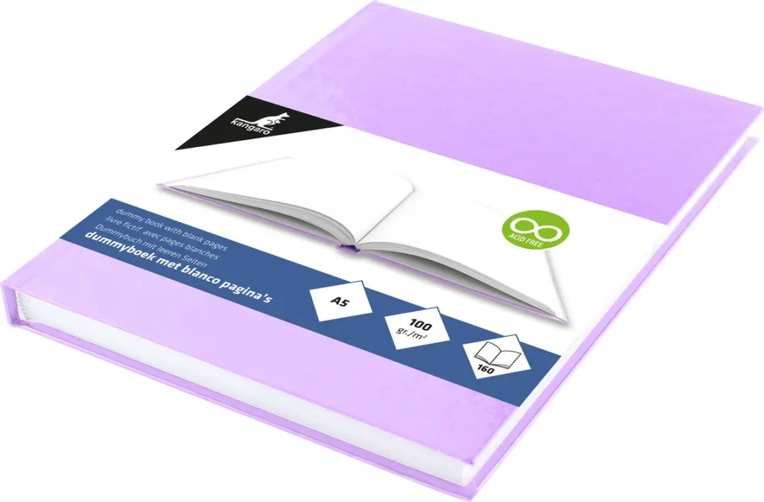 Kangaro Dummyboek A5 Pastelpaars