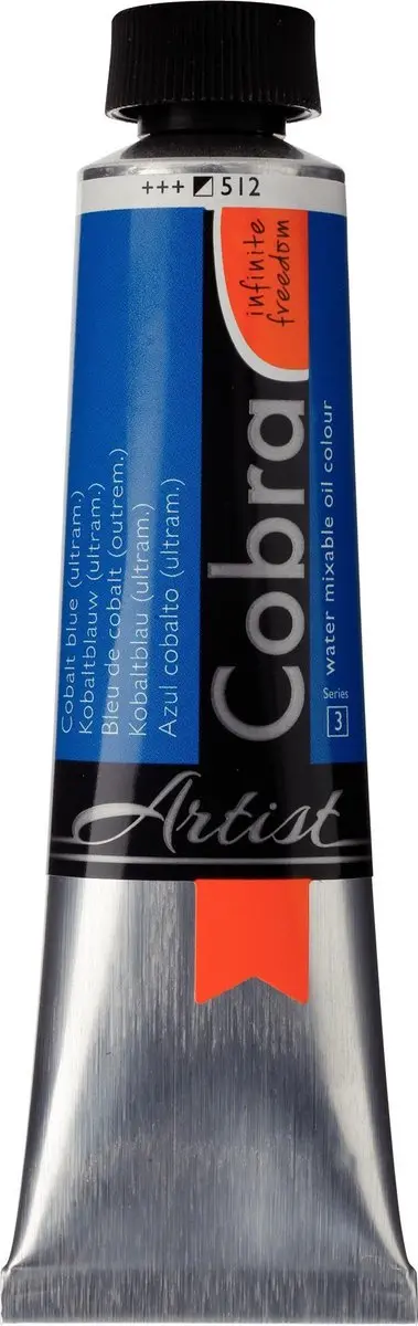 Cobra Olieverf #512 Kobaltblauw Ultramarijn 40ml