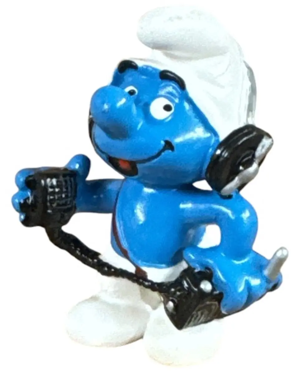 Schleich Journalist Smurf