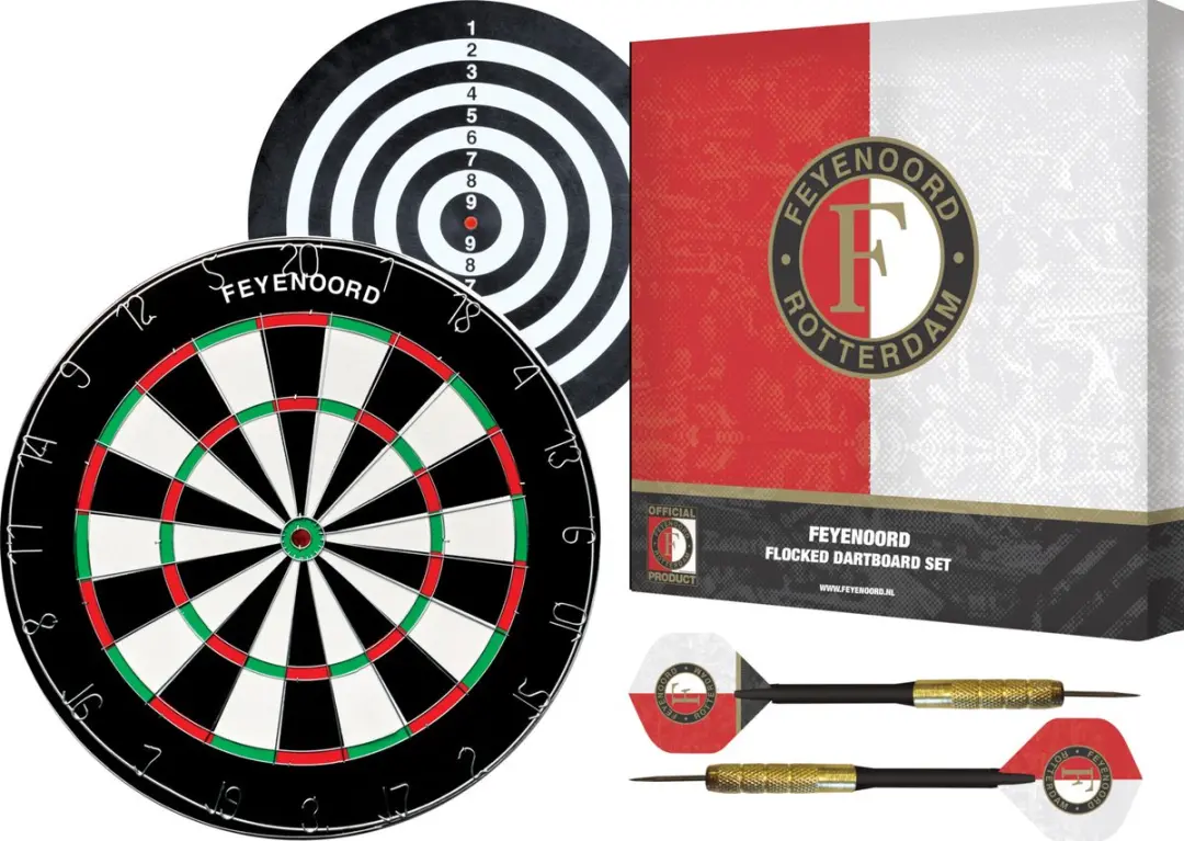XQMax Feyenoord Flocked Dartbord 45cm