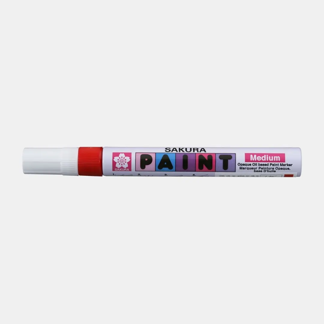 Sakura Verfmarker Rood - Medium Punt - Permanent