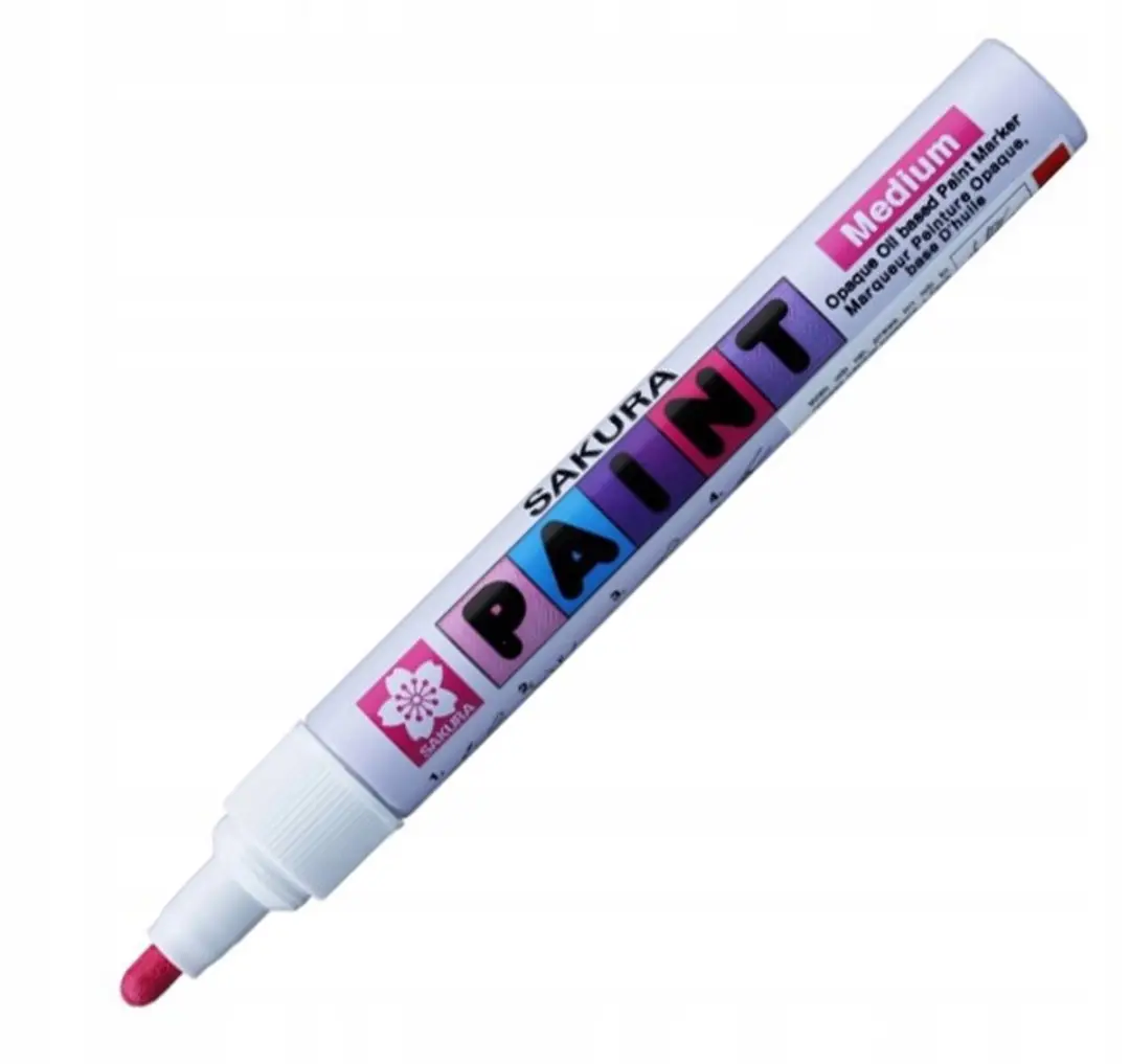 Sakura Verfmarker Rood - Medium Punt - Permanent - afbeelding 6 van 6