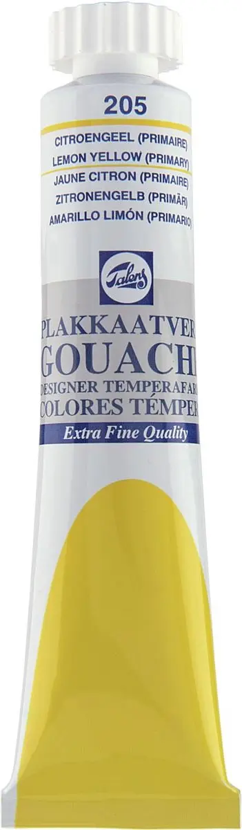 Talens Plakkaatverf Citroengeel Primair Gouache Extra Fine 20ml