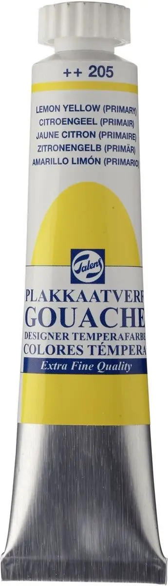 Talens Plakkaatverf Citroengeel Primair Gouache Extra Fine 20ml