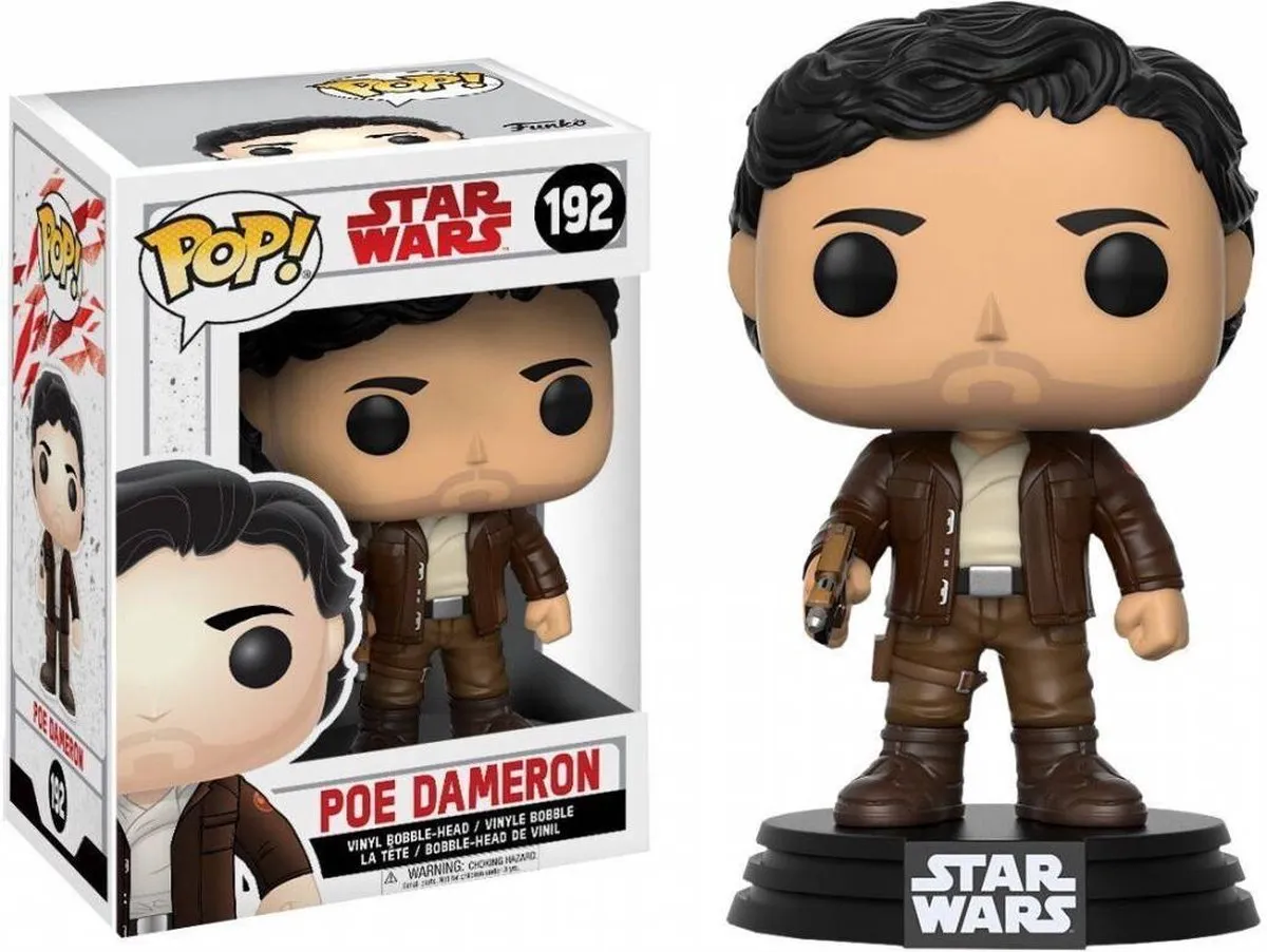 Funko Pop! Star Wars Poe Dameron #192 Verzamelfiguur - Multi
